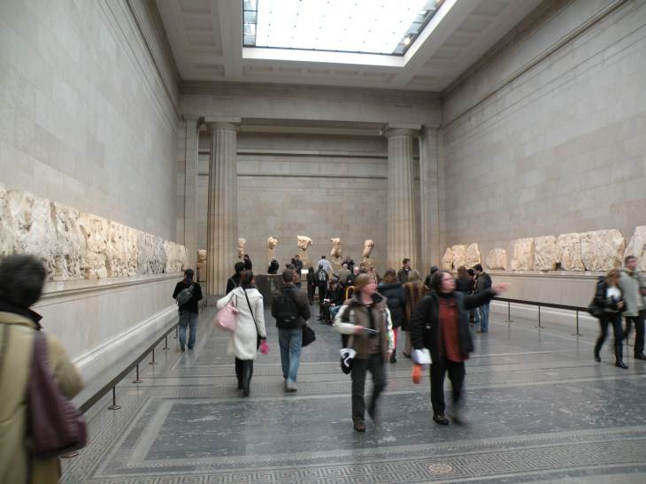  salle des frises du Parthénon, British Museum